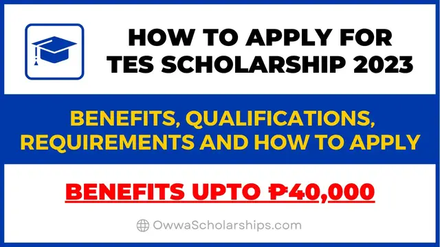 'Video thumbnail for TES Scholarship 2023 Qualifications, Requirements and How to Apply'
