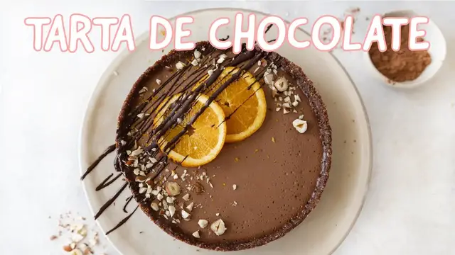 'Video thumbnail for TARTA FRIA DE CHOCOLATE VEGANA Y SIN GLUTEN - SIN AZÚCAR REFINADA. TORTA CRUDIVEGANA CON CACAO'