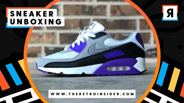 'Video thumbnail for 2020 Men's Nike Air Max 90 "Hyper Grape" OG | [Unboxing/Review]'