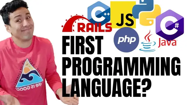 'Video thumbnail for What programming language should I learn first? Which one is my safest choice?'