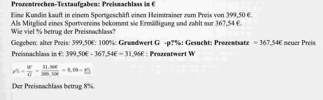 'Video thumbnail for Prozent Preisnachlass in Euro'