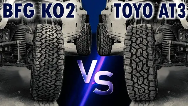 'Video thumbnail for BF Goodrich KO2 T/A vs Toyo Open Country AT3'