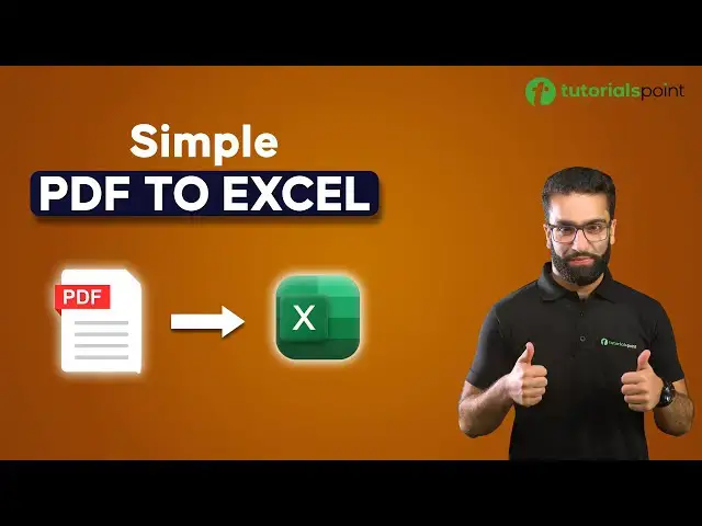'Video thumbnail for Simple PDF to Excel Tutorial (Quick & Easy) | Convert Data in Seconds!'