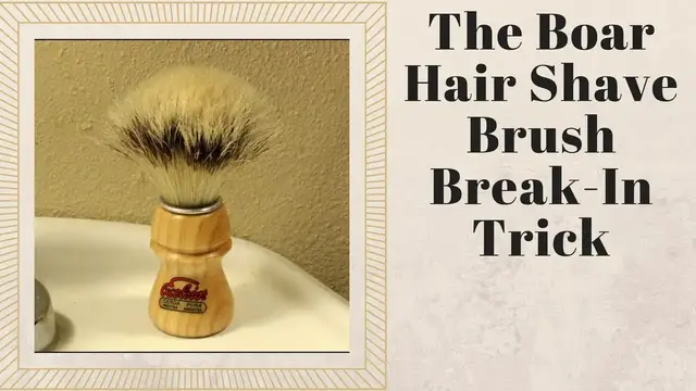 'Video thumbnail for A Quicker Way To Break In A Boar Brush'