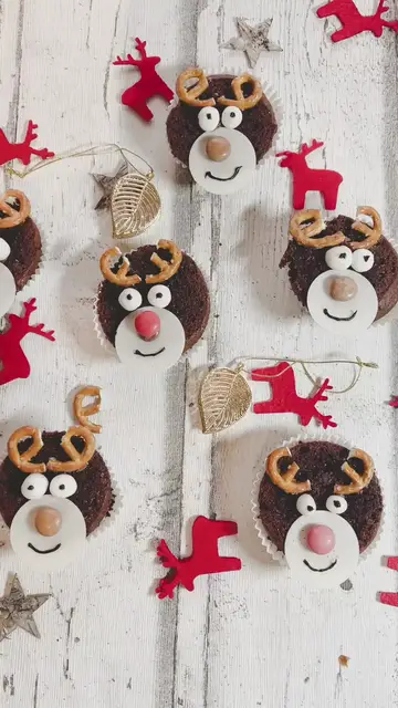 'Video thumbnail for Anleitung für Rentier Muffins Rezept'