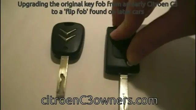 'Video thumbnail for Converting basic key to flip style on a Citroen C3 2002'