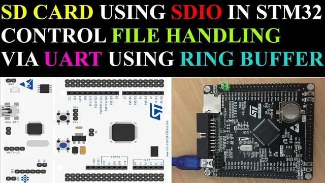 'Video thumbnail for SD card using SDIO in STM32 || Uart RIng buffer || 4-Bit Mode || CubeMx'