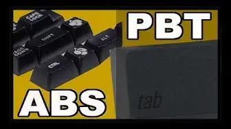 'Video thumbnail for Comparing PBT Keycaps vs ABS Keycaps: What's the Difference?'