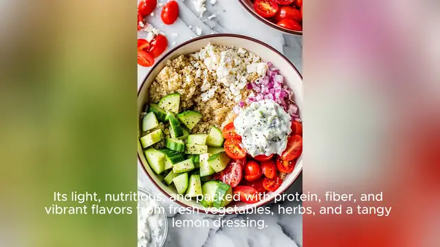 'Video thumbnail for healthy quinoa recipe'