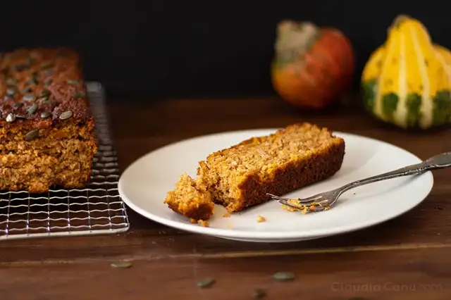 'Video thumbnail for Healthy Pumpkin Bread'