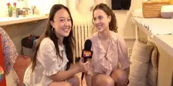 'Video thumbnail for Video: JOHN PROCTOR IS THE VILLAIN's Amalia Yoo & Fina Strazza Show Off Their Broadway Crib'