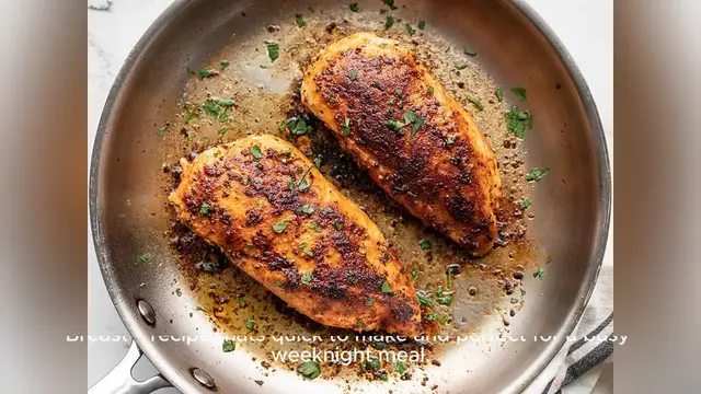 'Video thumbnail for easy chicken breast recipe'