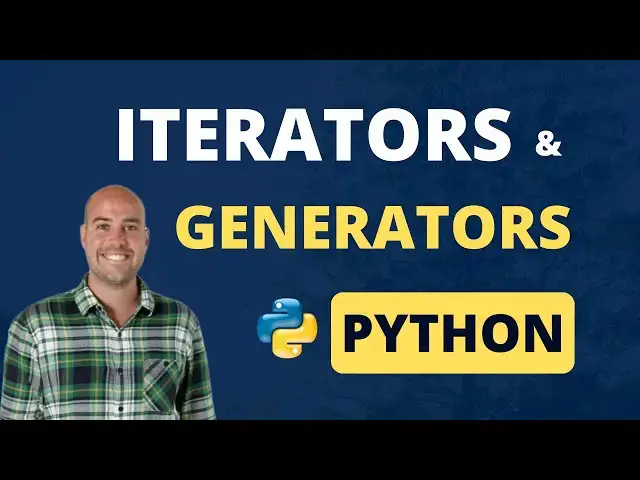 'Video thumbnail for Python ITERATORS and GENERATORS (with Examples) | Python Beginner Tutorial'