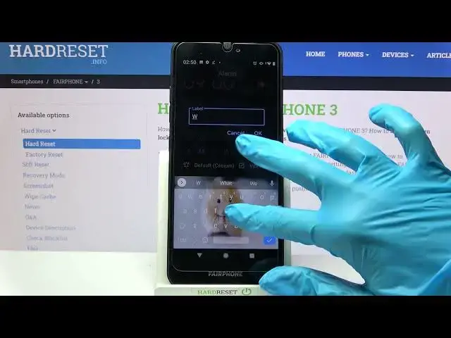 'Video thumbnail for How to Set Up Alarm Clock in FairPhone 3 – Alarm Settings'