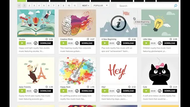 'Video thumbnail for 🎶 BenSound.com - Find ROYALTY Free Music For Podcasts and Videos'