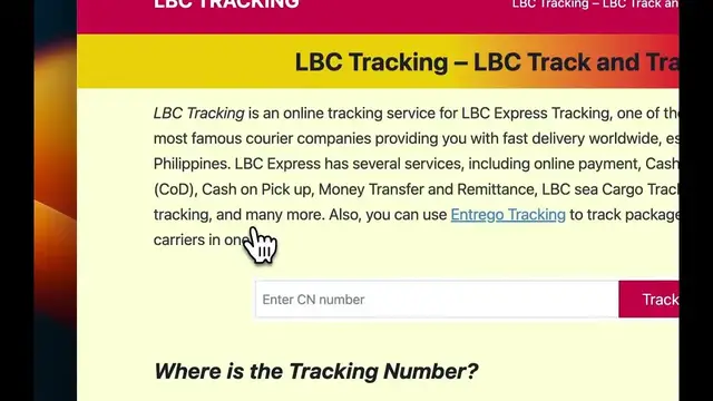 'Video thumbnail for How to track your LBC Express package in less than 10 seconds | LBC Tracking'