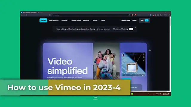 'Video thumbnail for Vimeo Video Tutorial How To Use Vimeo For Beginners'