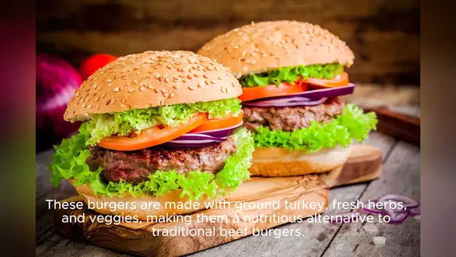 'Video thumbnail for healthy burger recipe'