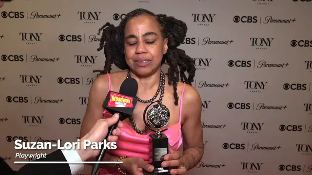 'Video thumbnail for Video: Suzan-Lori Parks Celebrates Tony Win for 'Best Revival of a Play''
