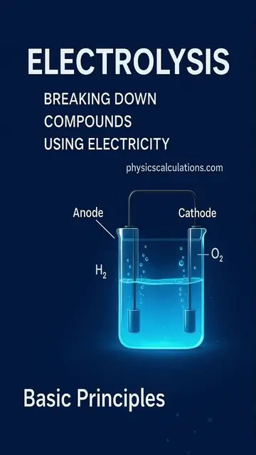 'Video thumbnail for What is Electrolysis?'