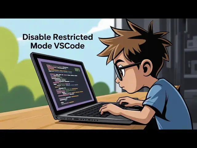 'Video thumbnail for How to Disable Restricted Mode & Untrusted Folder Warnings in VSCode IDE'