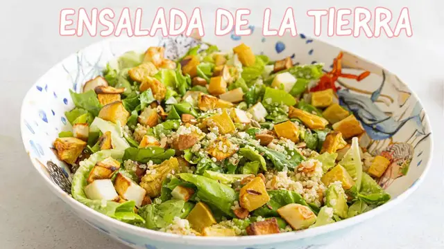 'Video thumbnail for ENSALADA DE LA TIERRA - LA MEJOR ENSALADA COMPLETA Y NUTRITIVA'