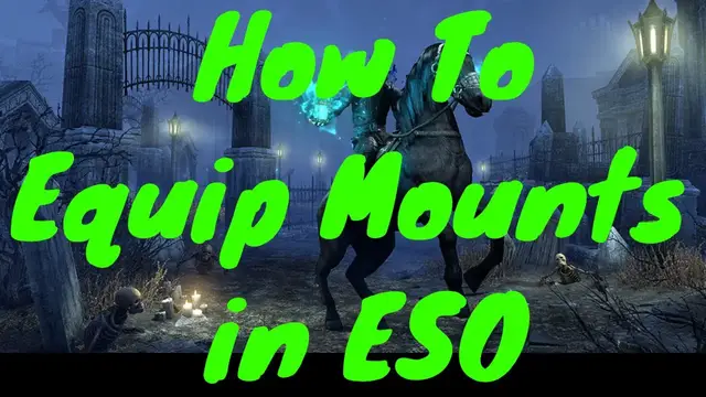 'Video thumbnail for ESO How to equip Mount and mount up [Riding Guide]'