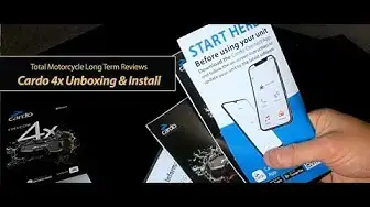 'Video thumbnail for Cardo 4x Long Term Review Unboxing & Install'
