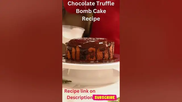 'Video thumbnail for How to Homemade Chocolate Truffle Bomb Cake Recipe'