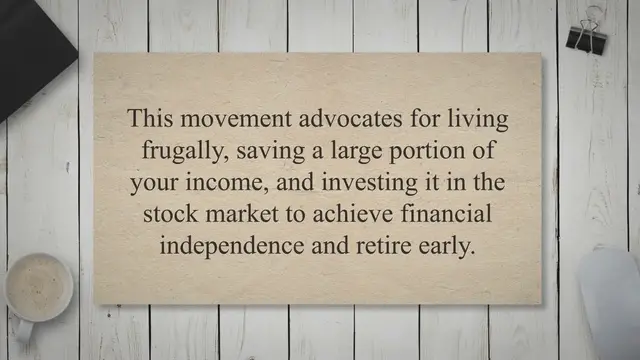 'Video thumbnail for Retire Early with Fire Movement'
