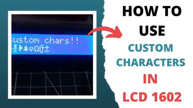 'Video thumbnail for LCD 1602 Custom Characters || STM32'