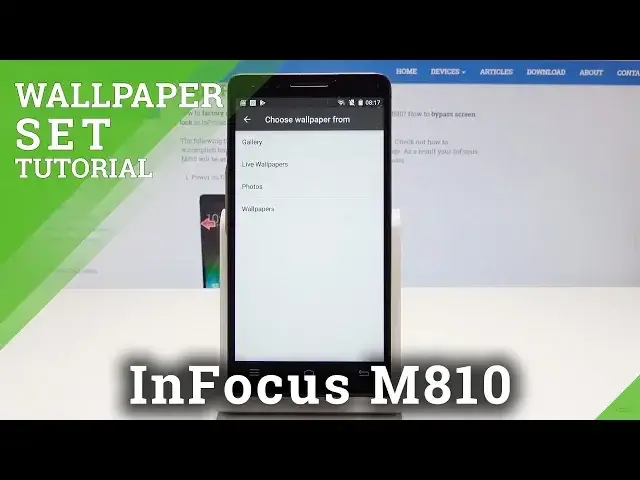 'Video thumbnail for How to Change Wallpaper in InFocus M810 - Desktop Update'