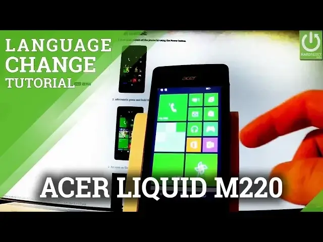 'Video thumbnail for ACER Liquid M220 Change Language / List of Languages / Language Settings'
