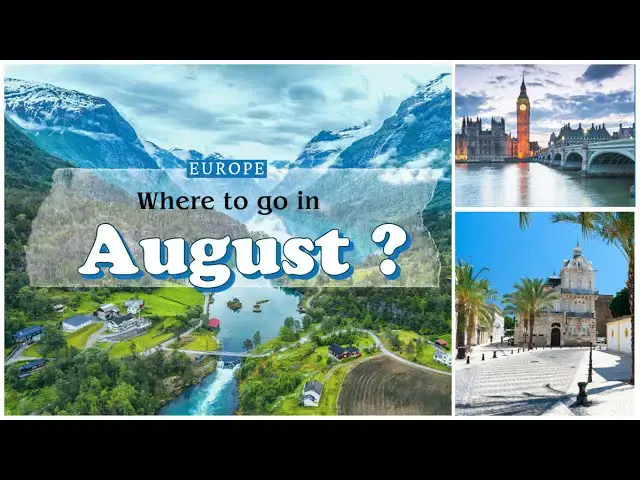 'Video thumbnail for Europe: Where to go on a trip in August'