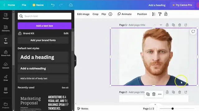 'Video thumbnail for Half face typography Tutorial In Canva _ Text portrait effect In Canva'