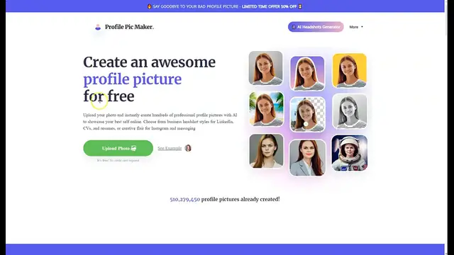 'Video thumbnail for Free AI tool for profile picture #easy canva'