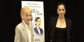 'Video thumbnail for Video: Inside Rehearsals for N/A with Holland Taylor and Ana Villafañe'