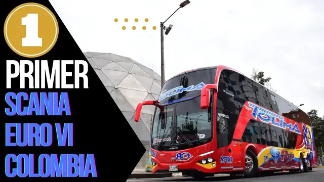 'Video thumbnail for PRIMER Scania EURO VI en Colombia!!! Rápido Tolima 8700'