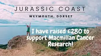 'Video thumbnail for Macmillan Mighty Hiking! My First Epic 10hr Solo Hike Jurassic Coast - Weymouth Dorset'