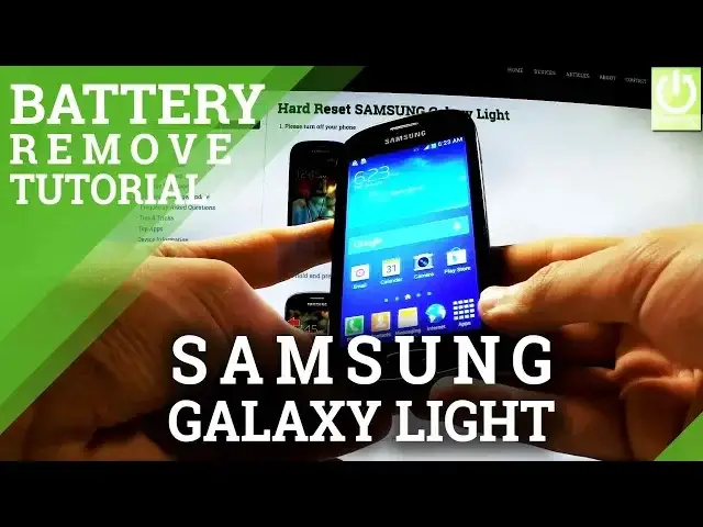 'Video thumbnail for How to Remove Battery in SAMSUNG Galaxy Light - Fix Frozen Phone'