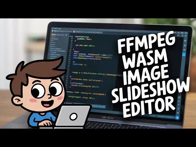 'Video thumbnail for Build a FFMPEG WASM Images to Slideshow Video Editor With Audio in Browser Using HTML & JavaScript'