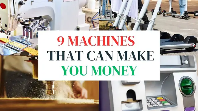 'Video thumbnail for 9 Simple Ways to Make Money With Machines [Passive Income is Possible Too]'