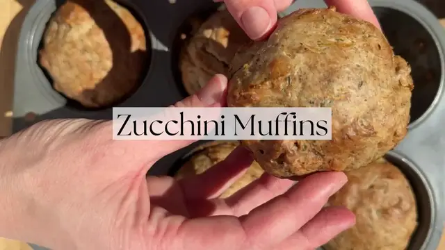 'Video thumbnail for Zucchini Muffins Recipe'