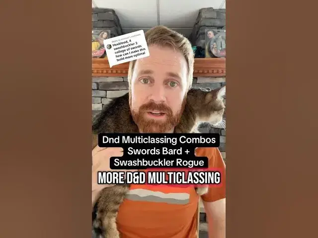 'Video thumbnail for DnD Swords Bard and Swashbuckler Rogue is a perfectly fine multiclass combo'