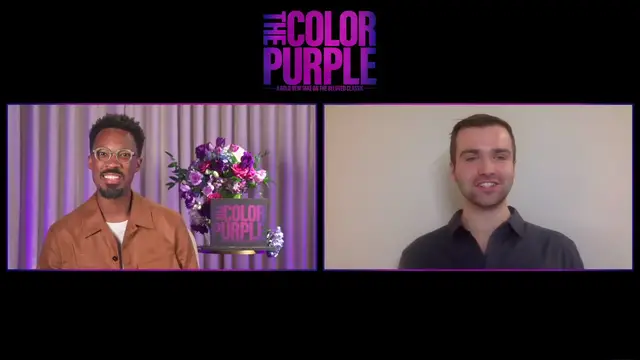 'Video thumbnail for Interview: Why Corey Hawkins Wanted to Be Danielle Brooks' Harpo in THE COLOR PURPLE'