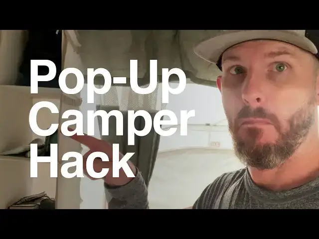 'Video thumbnail for DIY Pop-Up Camper Shelves for Storage'