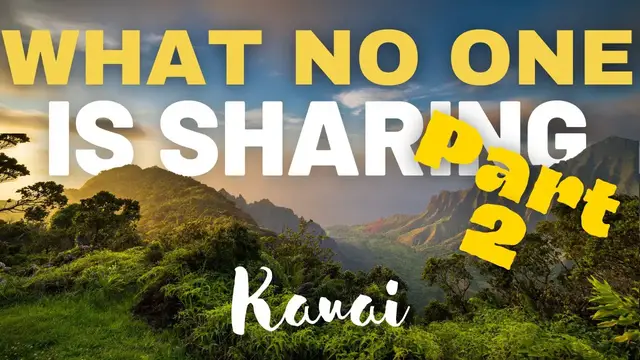 'Video thumbnail for 9 MORE things to do in Kauai that no one else is sharing'