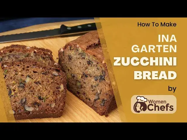 'Video thumbnail for Easy and Delicious Home bake Zucchini Bread With This Ina Garten ZUCCHINI BREAD Recipe by WomenChefs'