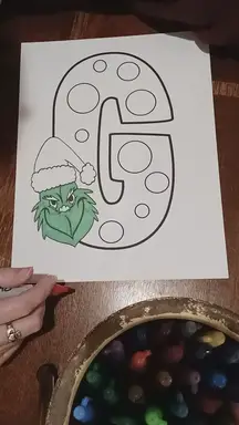 'Video thumbnail for Chrismtas Alphabet - G grinch'