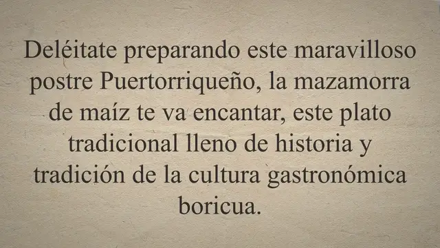 'Video thumbnail for Receta 【MAZAMORRA】 de Puerto Rico ¡Original!'